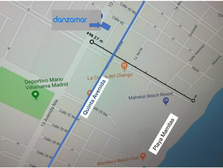 Danzamar 7, Modern Apartment 2 Blocks Away From 5Th Avenue Playa del Carmen Exteriör bild